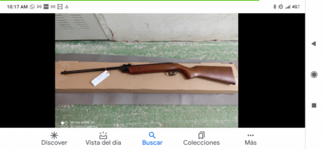 Buenas ,hoy me regalaron unos despojos de carabinas una culata de madera y una gamo delta cadet de plástico 70