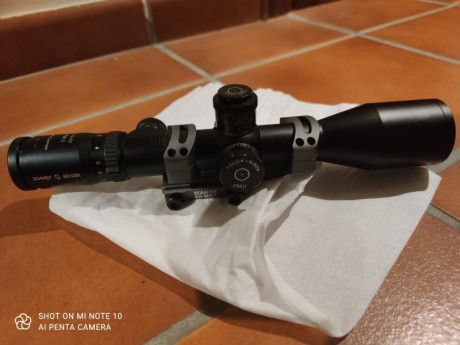 Muy buenas vendo  Visor Schmidt Bender 3-12x50 PM II  retícula iluminada P3L primer plano focal, tubo 02