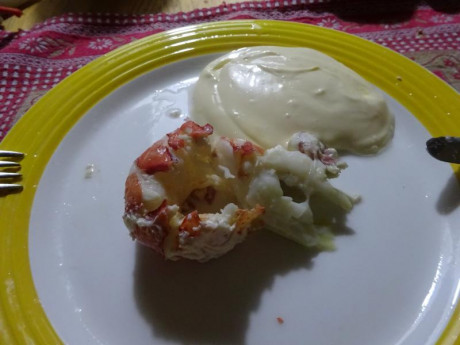 Hoy para comer acelgas hervidas y chuletón de vaca gallega vieja con seis semanas de maduración en cámara 41