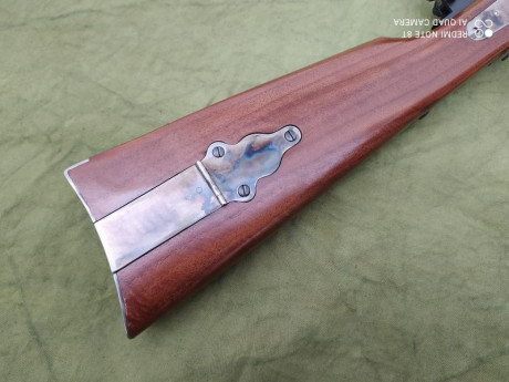 Saludos,
Vendo Sharps IAB 45/70 con cañon Pedersoli, de Armeria Izquierdo en buen estado.
Tiene tunel 12