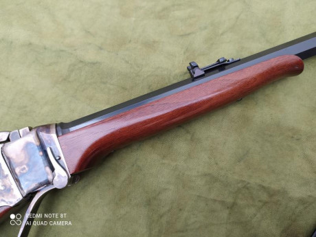 Saludos,
Vendo Sharps IAB 45/70 con cañon Pedersoli, de Armeria Izquierdo en buen estado.
Tiene tunel 10