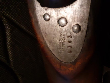 Pongo a la venta este fusil corto berdan español. Creo que la denominación es carabina rayada de cazadores 31