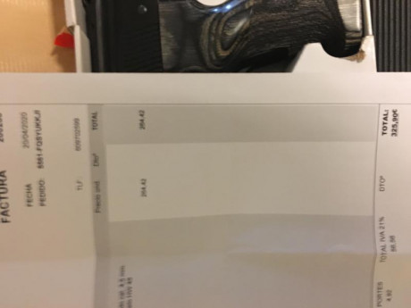 Vendida!

Vendo mi HW45 black star del 4,5, comprada en abril de este año en armeria Ayala, en su caja 00