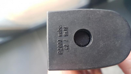 Hola, 
Vendo cargador Heckler and Koch modelo P2000 sub compact,   sirve también para la P30 SK, para 02