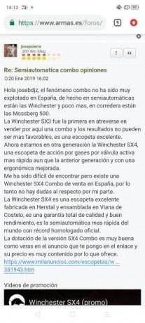 Hola buenas, desde hace tiempo estoy buscando una buena escopeta de caza menor y también para usar de 70