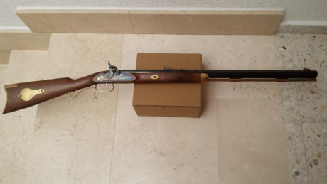 Hola a todos, Pongo a la venta este Hawken de Ardesa calibre .54, por cambio de modalidad.
Nunca se ha 02