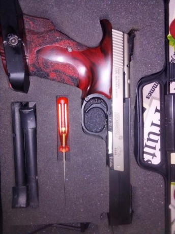 VENDIDA  Hammerli X Esse sport de 6" calibre 22 L. r. 
Ideal para iniciarse y subir a segunda, con 01
