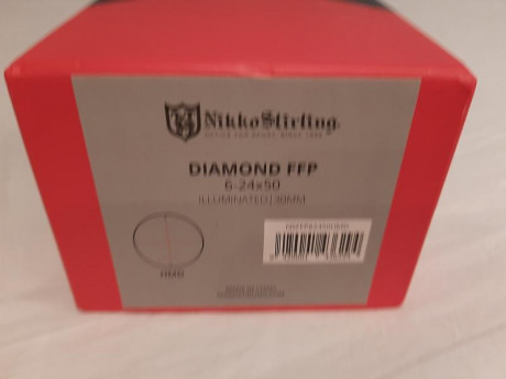 Vendo visor Nikko Stirling Diamond 6-24x50 FFP tubo 30 mm comprado en Septiembre 2019. Está en perfecto 01