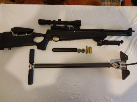 Se vende carabina pcp hatsan at44-10 en perfecto estado y con apenas uso, ideal para iniciarse en el mundo 00