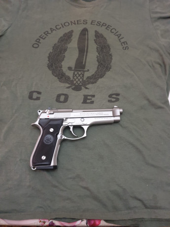 Pongo a la venta esta Beretta 92 de un compañero del club está en excelentes condiciones poco uso alzas 00