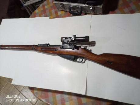 Mosin de sniper en su calibre original, números coincidentes en sus piezas y de aspecto muy bien, desde 02