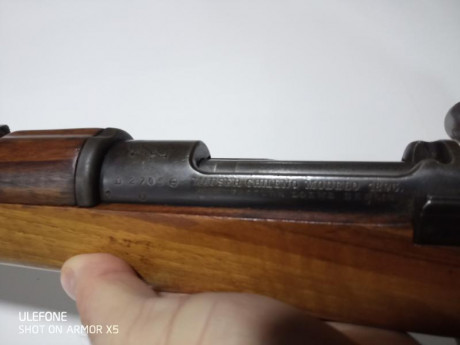 Chileno calibre 7x57, en perfecto estado,precio 700 euros portes aparte mejor contacto por teléfono 696480927, 00