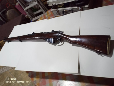 Enfield 303 brithis, el rifle esta pavonado y barnizado,precio 700 euros portes aparte, contacto mejor 01
