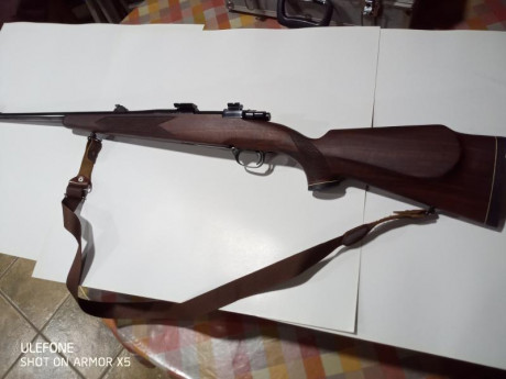 Pequeñin zastava en cal 222, súper preciso solo lo he probado a 50 metros y a esta distancia muerde un 00