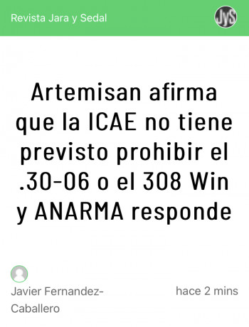 ......a que calibre os pasaríais ?
Yo creo que al 8x57 , pero porque uso mucho el 270wsm , si no lo tuviera 80