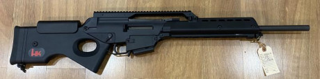 Por no usar y ya tener otro tuneado, vendo un fantástico Rifle HK SL8 en Cal. 222 Rem. Mag.

El Rifle 00