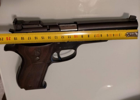 Hola,

Se vende SMITH WESSON 952-1, tal cual aparece en las fotos, y con el maletín que también se ve. 40
