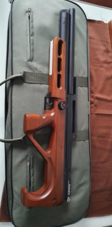 Hola, muy buenas.
Fue escogida para field target, la culata esta modificada para FT o presicion, lleva 02
