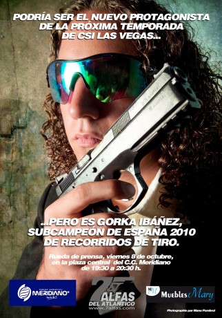En el centro comercial Meridiano de Santa Cruz de Tenerife el club deportivo 7Alfas acaba de dar una rueda 110