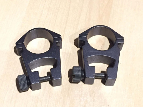 Oferta, monturas para distintos tipos de armas: Son de pulgada y sirven sobre todo para visores de carabinas 00