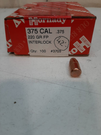 Pues eso, busco puntas ligeras del 375 h&h. 
Vainas encontradas. 
Muchas gracias. 90