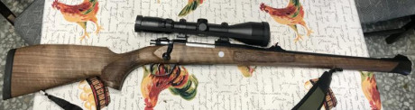 Un buen amigo que deja la caza me pide que le ponga un rifle que compro hace poco a la venta.
Se trata 00