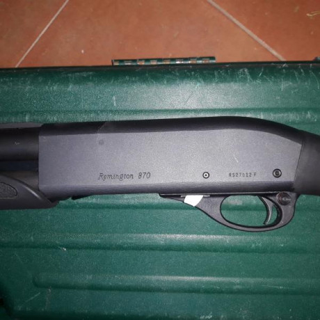 Vendo Escopeta Remington 870. Interesados contactar por whatsApp 607164084. Gastos de envio por cuenta 00