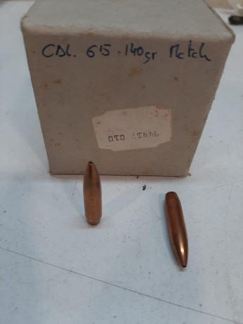Marca PMP Calibre 7 mm. 150 Grs Soft Point  100 unidades ----------------------- 50 € Vendidas
Marca RWS, 11