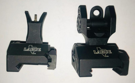 Se venden estas excelentes miras abatibles del prestigioso fabricante americano LARUE TACTICAL (fabricadas 00