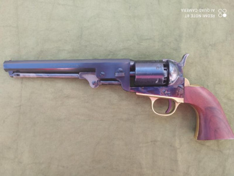 Saludos

Vendo Revolver Pietta 1851 Navy cal 36 de armazon de acero.

Apenas tiene uso.
Regalo 3 bolsas 01