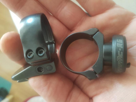VENDO MONTURAS COMPLETAS RECKNAGEL R6 ERAMATIC QUE ESTAN COMO NUEVAS ,NO SE HAN DESMONTADO DEL RIFLE MAS 02