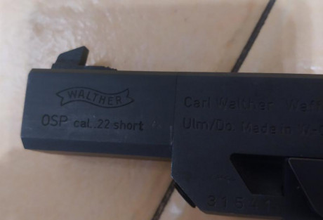 Se vende en muy buen estado la famosa pistola de fabricación Alemana WALTHER OPS-32 una de las más utilizadas 00