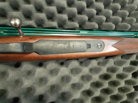 Rifle completamente nuevo,apenas ha disparado media caja de cartuchos.es de reestreno,ni la mas mÍnima 21