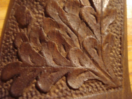 Vendidas un par de cachas de madera de nogal para pistola CZ75 nuevas con bonitos detalles de hojas de 02