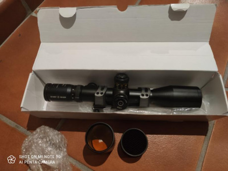 Muy buenas vendo  Visor Schmidt Bender 3-12x50 PM II  retícula iluminada P3L primer plano focal, tubo 62