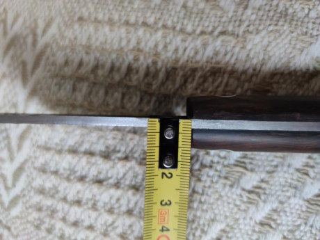 Hola vendo este cuchillo artesanal sin ningún usó, con marcas en la hoja de forja y funda hecha de kydex 31
