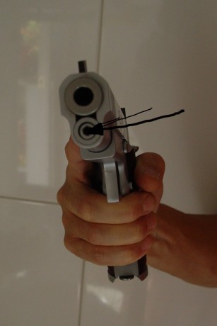 Quería  preguntar a algún poseedor de esta pistola, si realmente tira bajo, o soy yo que soy excesivamente 80