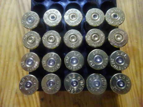 Vendidas las 368 vainas del .357 Magnum de varias marcas (S&B, G.F.L. Geco, Norma etc etc) con una 01