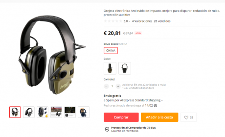Alguna recomendacion sobre que marca comprar de cascos de caza y tiro electronicos, en un rango de precio 120