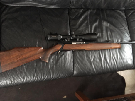 Un amigo me pide que le ponga a la venta este rifle 
por lo visto el cañon esta pintado en krilon por 02