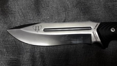 Vendo este cuchillo de mi colección cudeman spartan en acero vannadio y funda kidex con pedernal  , nuevo 02