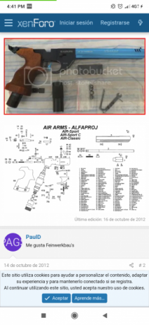 Hola a todos.

Tengo un problemilla con mi pistola Alfa Sport y es que cuando ya tengo la botella de 12g 50