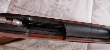 Rifle Ruso 7,62x54R con bayoneta aceitera i bolsa portabalas epoca, modelo 1942r, disparado pocas veces, 01