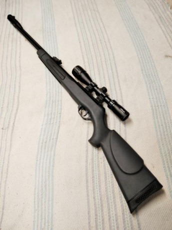 Hola buenas, vendo esta estupenda carabina Gamo CFX calibre 5,5 de cañón fijo en un estado casi impoluto. 11