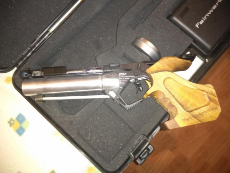 Vendida. Gracias.


Hola a todos.

Vendo pistola PCP FEINWERKBAU P8X, para tiro olímpico. Tiene 3 años, 12