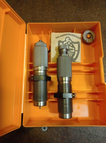 Vendo dies del 243w. De la marca Lyman.
Solo he recargado 20 cartuchos con ellos para regularmos.
50€puestos 02