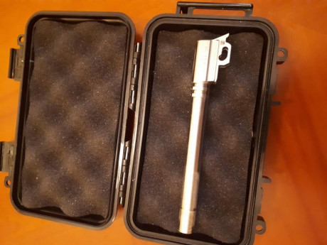 Solo me queda un cargador y un cañón de 6 pulgadas de 9 mm para una Sig Sauer super target 9 mm precio 01
