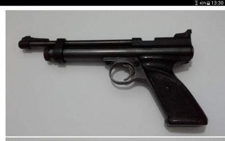 hola .  vendida . vendo pistola crosman 2240   por  85 €  y culatin  para transformarla en carabina  por 22