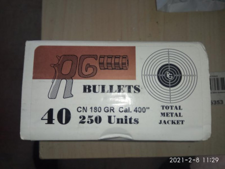 Puntas del 40 s&w, varias cajas sin desprecintar, se encuentran en Valencia, precio 20 euros/caja 00