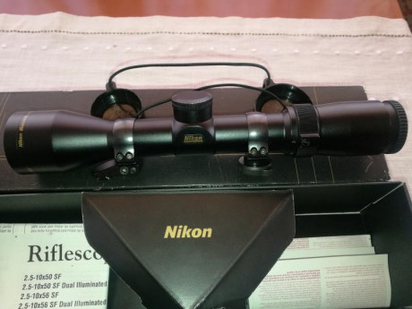 VENDO VISOR NIKON MONARCH 1,5-6X42 RETICULA 4 ,EN ESTADO IMPECABLE ,CAJA Y DOCUMENTACION ,ESTA COMO NUEVO 02